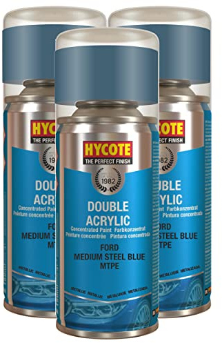 Hycote Ford Medium-Steel Blue (Metallic) 150ml (Pack of 3)