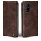 LBH Handyhülle für Samsung Galaxy A71 in Dunkelbraun mit Karten- und Geldfach Smartphone Hülle mit Standfunktion Flip Case Schutzhülle Magnetverschluss Vintage
