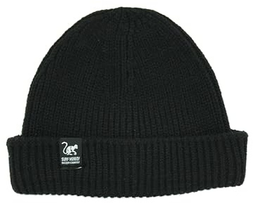 DRESSED IN MUSIC PLAY WITH ME Docker-Mütze für Damen und Herren, Einheitsgröße, Beanie Surf Monkey®, recyceltes Polyester, Wear&Care