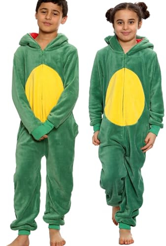 A2Z 4 Kids Girls Boys Dinosaur Costume Kids Dinosaur Theme Jumpsuits Soft Plush Fleece - E.Soft Dinosaur 13.