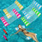 Lot de 4 hamacs gonflables, lit Flottant Gonflable de Plage, Chaise pour Adultes, Piscine, été, mer