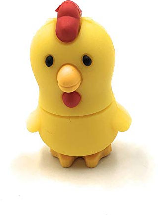 Onwomania Huhn in Gelb Tier Bauernhof Henne Funny USB Stick 8 GB USB 2.0 Speicherstick USB-Datenträger