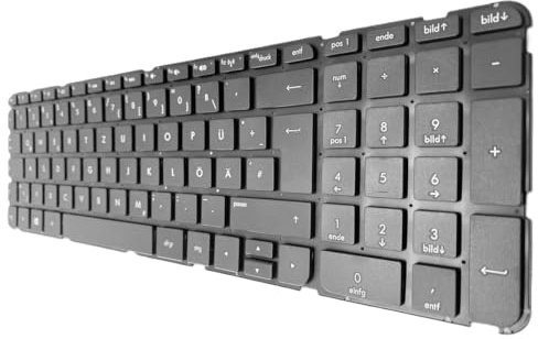 T-ProTek DE Schwarz Tastatur ohne Beleuchtung kompatibel für HP Pavilion Sleekbook 15-b101sd