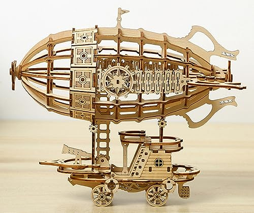 EsportsMJJ DIY Luftschiff Montage Modell Kits Holz Luftschiff Modell Dekoration Tisch Ornament Modell