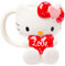 Silver Buffalo Sanrio Hello Kitty Holding Love Heart Ceramic 3D Sculpted Mug, 20 Ounces