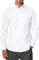 siliteelon Men's Oxford Shirt Long Sleeve Smart Casual Plain Regualr Fit Button Down Shirts with Pockt White M