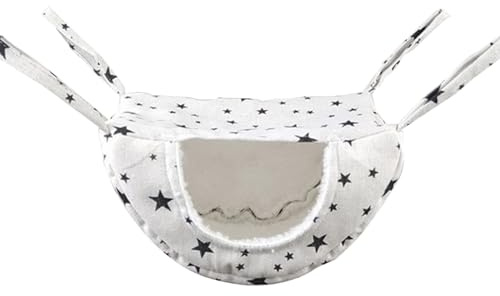 Fukamou Hamac pour Cochon d'Inde - Lit Chaud Suspendu avec Cachette pour Chinchilla, Souris et Petits Animaux