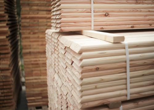 Generic Zaunlatte 9x2x80 35szt Sibirische Lärche Form B…