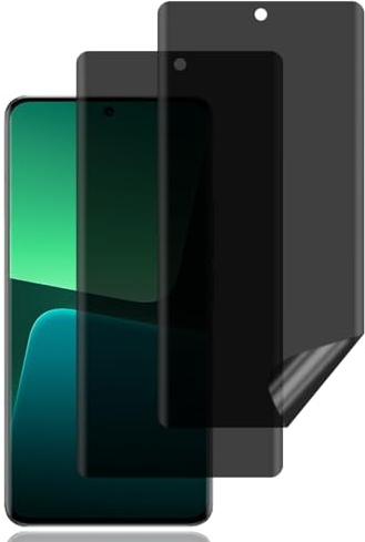 BCHKLAI Protector Pantalla Privacidad para Xiaomi 14 Pro [2 Piezas] | Antiespia Película TPU Flexible, Anti-Rasguños, Sin Burbujas, Anti-Espía Protector Pantalla para Xiaomi 14 Pro 5G