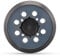 MOGRQAP 5 Inch Sander Pad Replacement for Dewalt, 8 Hole Random Orbital Sander Hook and Loop Backing Pad 4 Screw Holes Compatible with Dewalt Dwe6421 DWE6423 6423K DCW210B