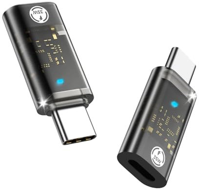 MoKo Adaptateur Lightning vers USB C pour iPhone 16/15 Pro Max Plus, iPad Pro/Air - Chargement 35W PD - Pas pour Écouteurs/Audio/OTG