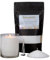 Philaro Kerzensand mit Duft - Scandi Breeze - 400g inkl. 4 Dochte in vier Duftvarianten - Kerzengranulat - Aromasand - Kreative DIY Kerzen - Kerzenalternative