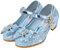 Vorkhuaeri Scarpe da Principessa per Bambina Elsa Tacchi Alti Scarpe da Ginnastica Ballo per Bambini Costume Adatte per Feste Cosplay Matrimoni (D1-Blue,26)