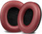 SOULWIT Almohadillas de Repuesto para Sony MDR-7506 MDR-V6 MDR-V7 MDR-CD900ST Monitor de Auriculares, Almohadillas para los Oídos con Proteína más Suave de Cuero, Espuma de Alta Densidad- Borgoña