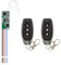 QIACHIP Funk DC Motor Fernbedienungsschalter 12V 3.7V 9V Relais Empfänger Controller mit fernbedienung 433 mhz,für Rolltor,elektrische Vorhänge,Wasserpumpe Steuermotor vorwärts,rückwärts