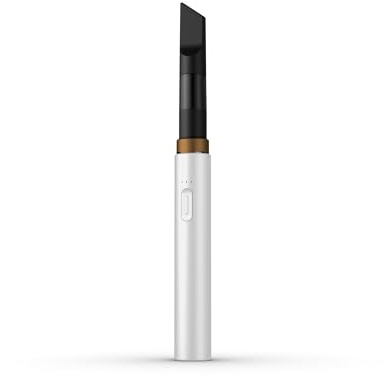 Vessel E-Zigarette Batterie Core 510 Gewinde, 4 Batterie Einstellungen, USB-C Kabel, LED Batterieanzeige, 260mAh Lithium-Ionen-Akku, Kräuter, Rauchen, Vape, Verdampfer Pen für CBD E-Liquid (White)