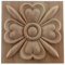 DQZRTUECA Dekorative Zierleisten aus Holz, Retro, geschnitzt und unlackiert, für Möbel und Wände des Hauses – lange ovale Gummi-Transfers (6 cm x 6 cm) (6 cm x 6 cm-05)