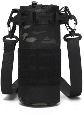 Fazvncv Taktischer Wasserflaschenhalter, Nylon, Trinkflaschenhalter, Outdoor-Wasserflaschenbeutel