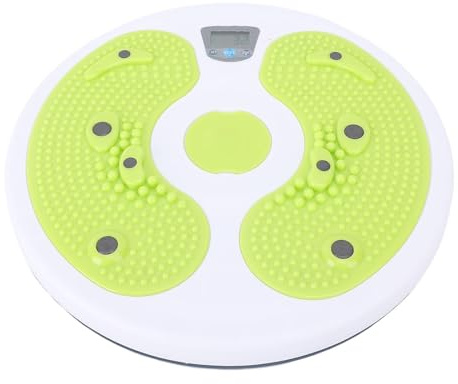 BuyWeek Taillentwister mit Zähler, PP Twist Waist Disc Board Anti Rutsch Bauchtrainer Taille Drehscheibe Abnehmen Geräte Aerobic Training für Fußmassage und Taille Übung