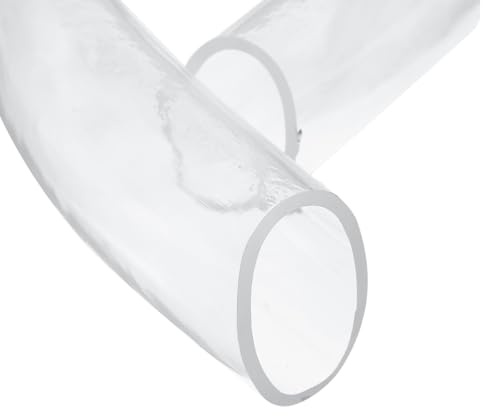 QUARKZMAN Klarer PVC-Schlauch, 45mm ID x 53mm AD - 3ft PVC-Rohr Leichter Vinylschlauch, Transparente flexible Kunststoff-Wasserschläuche für Luft Öl Wasser Transfer Aquarium Bewässerung