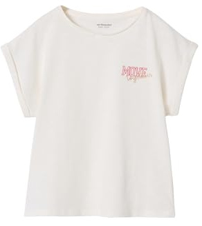 Vertbaudet T-Shirt Mädchen Rundhals Basic mit Recyclingmaterial