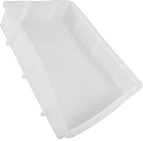 EXAOMBLE Large Silicone Rectangle Mould Epoxy Resin Moulds Large Deep Tray for Resin Casting Flower Preservation DIY Craft Decor Home Decoration 9.84 X 6.69 X 1.97 in