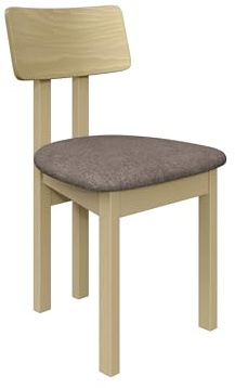 Mirjan24 Esszimmerstuhl Kizeko II, Polsterstuhl, Rahmen aus Buchenholz Gepolsterte Sitzfläche aus Stoff Stuhl für Arbeitszimmer Esszimmer Küchenstuhl (Sonoma/Hygge 20)