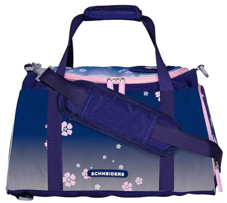 Schneiders Sporttasche Sportrucksack Sportbag 18L Blue Bloom dunkelviolett