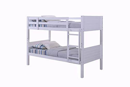 Heartlands Furnitures Milano Single 3'0 Ft Pine Bunk Bed (2 Single oxford Mattresses)
