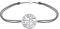 LES POULETTES BIJOUX - Bracelet Lien Arbre de Vie Argent 925 - Gris