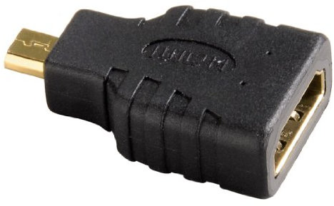Hama Micro-HDMI-Adapter, Micro-HDMI-Stecker - HDMI-Kupplung