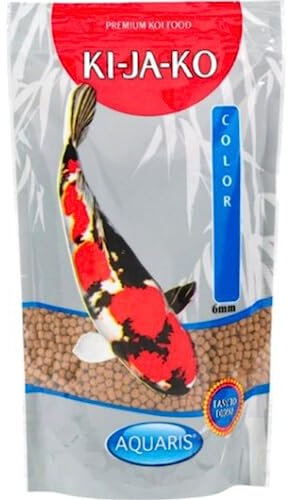 KI-JA-KO Color Mangime per Carpe Koi – 3 kg / 6 mm – Con Carotenoidi Naturali, Astaxantina e Krill – Intensifica la Colorazione in Modo Naturale