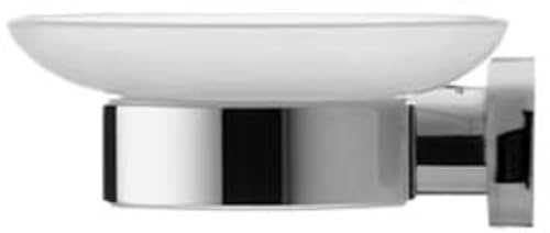Duravit Seifenschale D-Code, Seifenhalter für Wandmontage, Seifenablage in Chrom