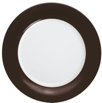 KAHLA 576400A72605C Pronto Colore Brunch-Teller 23 cm chocolate brown|brauner Teller aus Porzellan