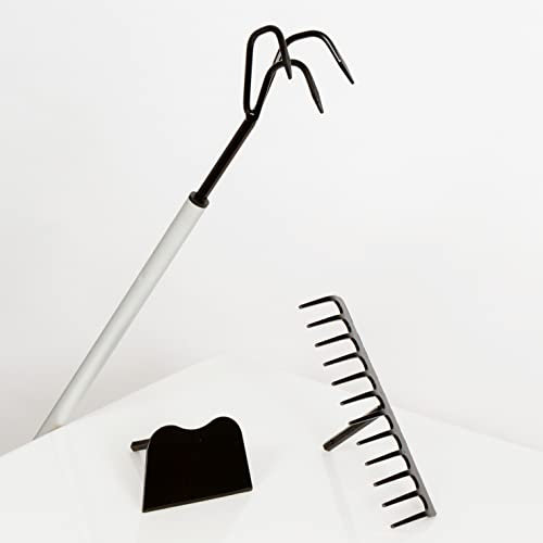 Gartenharke gartenhacke (longueur) : 120 cm-rateau 3 en 1–outils de râteau, râteau (houe), scarificateurs)