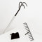 Gartenharke gartenhacke (longueur) : 120 cm-rateau 3 en 1–outils de râteau, râteau (houe), scarificateurs)