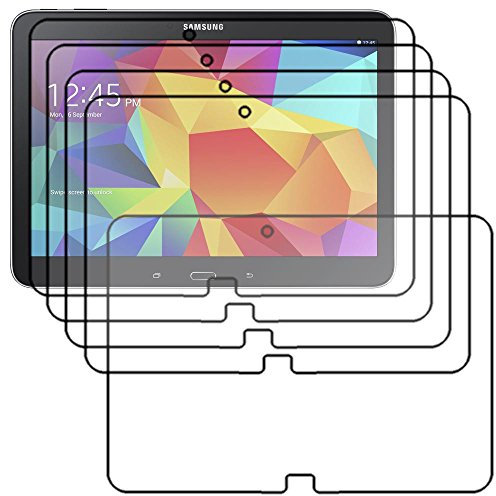 ebestStar - Pack x5 Film Protection Compatible avec Samsung Galaxy Tab 4 10.1 SM-T530, T533 T531 T535 Protecteur d'écran Plastique Anti-Rayures [Appareil: 243.4 x 176.4 x 8mm, 10.1'']