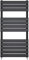 NRG 1200x600 Flat Panel Heated Towel Rail Bathroom Rad Radiator Black