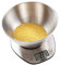 MESKO MS 3152 Báscula de Cocina Digital con Bol Removible, Acero Inoxidable, Balanza Electrónica con Cuenco 1,8 Litros, 5 kg, Alta Precisión 1 g, TARA, Medición de Líquidos