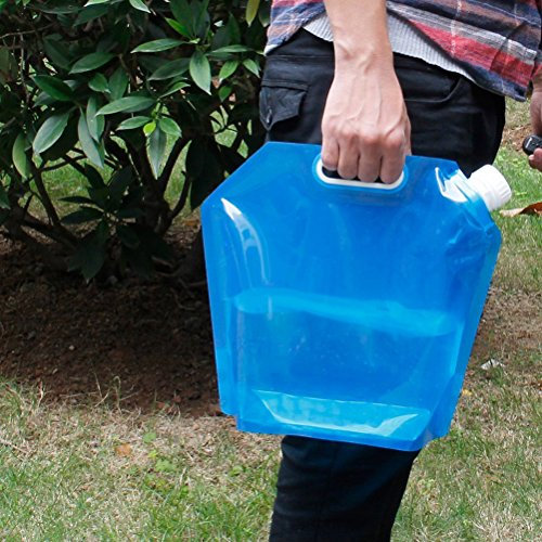 WINOMO 10L faltbare Trinkwasser Wasser-Container Aufbewahrungstasche (blau)