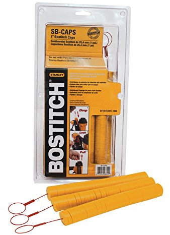 BOSTITCH Stapler And Nailer Caps, 1000-Pack (SB-CAPS),Black