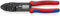 Knipex Pinza per Capicorda Verniciata Nera, Rivestiti in Materiale Bicomponente 230 Mm 97 21 215 B