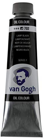 Van Gogh couleurs à l'huile, Tube 40ml, Noir de bougie 702