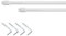 Lichtblick Vitragestange 11 mm Ø, Scheibengardinenstange Weiß, ausziehbar von 30 - 50 cm, Gardinenstange für Küche, Bad usw., Dekoration im Landhaus-Stil