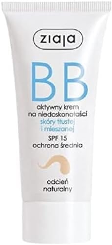Ziaja BB Creme für fettige Haut und Mischhaut Creme, hell, 50 ml