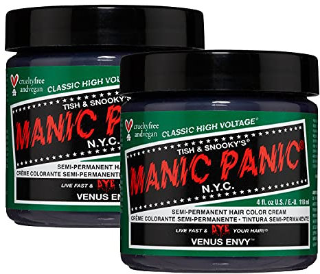 Manic Panic High Voltage® Classic Cream Formula Colour Hair Dye 118ml (Venus Envy®) - 2 PACK