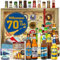 Willkommen im Club 70 - Biere der Welt 24x - Geschenkidee Geburtstag 70 - Bier Geschenk Adventskalender 2024 2025