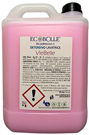 ECOBOLLE Beautè, Detersivo per Lavatrice Concentrato Super Profumato (5 Kg)
