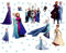 Kibi 2PCS Wandtattoo Wandsticker für Kinderzimmer Living Room Removable Prinzessin Wandtattoo Kinderzimmer