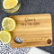 eBuyGB Personalised Wooden Gin & Tonic Chopping Board Gift, Rectangle Serving Board, Laser Engraved Chopping Block
